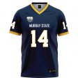 Plus size women's Racers football top - Conlee Crossno #14 100th Year Navy Football Jersey