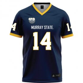 Plus size women's Racers football top - Conlee Crossno #14 100th Year Navy Football Jersey