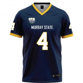Plus size women's Racers football top - Jim Ogle #4 100th Year Navy Football Jersey