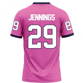 Q Jennings #29 Pink Elite Football Jersey - Big & tall Murray State game jersey