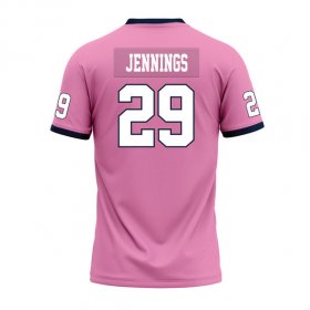 Q Jennings #29 Pink Limited Football Jersey - Breakaway Racers fan jersey