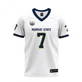 Racers jersey customization local pickup - justice cross #7 100th Year White Premium Football Jersey