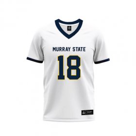 Racers jersey customization local pickup - Marcus Floyd jr #18 White Premium Premium Football Jersey