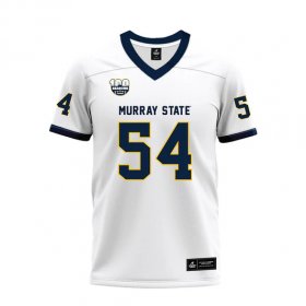 Racers jersey with OVC championship patch - Hayden Satterly #54 100th Year White Premium Football Jersey