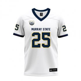 Racers jersey with OVC championship patch - KaDarius Barnes #25 100th Year White Premium Football Jersey
