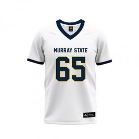 Racers navy alternate jersey 2025 - Devin Tingle #65 White Premium Football Jersey