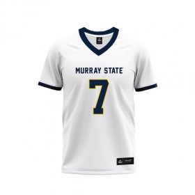Racers navy alternate jersey 2025 - justice cross #7 White Premium Premium Football Jersey