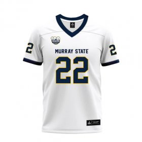 Racers navy alternate jersey 2025 - Kevin Emmanuel #22 100th Year White Premium Football Jersey