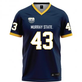 Racers senior day commemorative jersey - Connor Diven #43 100th Year Navy Football Jersey