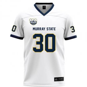 Racers vs Austin Peay rivalry jersey - Jawaun Northington #30 100th Year White Football Jersey