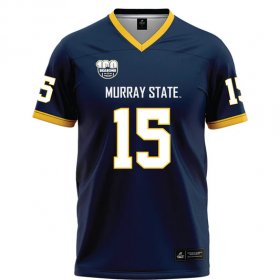 Racers vs Austin Peay rivalry jersey - Trelon Slade #15 100th Year Navy Football Jersey