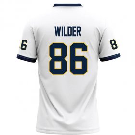 Reece Wilder #86 White Limited Football Jersey - Racers senior day commemorative jersey