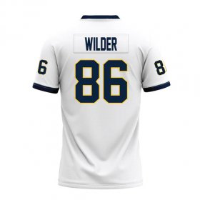 Reece Wilder #86 White Replica Football Jersey - Authentic Murray State Racers football jersey