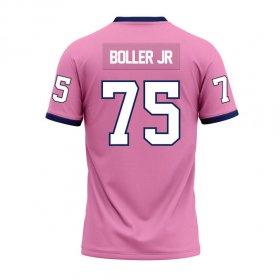 Rodreques Boller Jr #75 Pink Stitched Football Jersey - Racers vs Austin Peay rivalry jersey