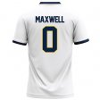 Rykin Maxwell #0 White Elite Football Jersey - Custom name and number Racers jersey