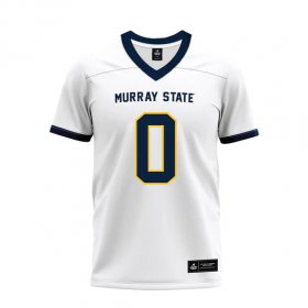 Stitched tackle twill Racers jersey - Rykin Maxwell #0 White Premium Football Jersey-0