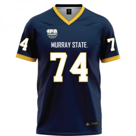 Stitched tackle twill Racers jersey - Timothy Robinson #74 100th Year Navy Football Jersey