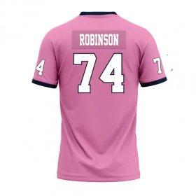 Timothy Robinson #74 Pink Limited Football Jersey - Compare authentic vs replica Racers jerseys