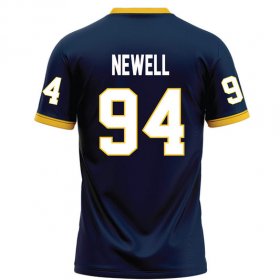 Trevor Newell #94 Navy Limited Football Jersey - Fraternity Racers jersey with Greek letters