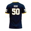 Tyler Boone #50 Navy Stitched Football Jersey - Bowl game limited Racers jersey