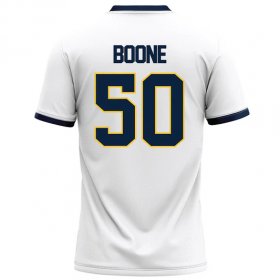 Tyler Boone #50 White Elite Football Jersey - New 2025 Racers jersey release date