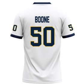 Tyler Boone #50 White Limited Football Jersey - Graduation custom Racers jersey