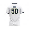 Tyler Boone #50 White Stitched Football Jersey - Racers senior day commemorative jersey