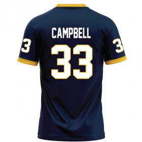 Tyrell Campbell #33 Navy Limited Football Jersey - Racers senior day commemorative jersey