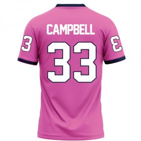 Tyrell Campbell #33 Pink Elite Football Jersey - Father's Day Racers jersey sale