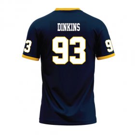 Vincent Dinkins #93 Navy Stitched Football Jersey - Discounted Racers replica jersey clearance