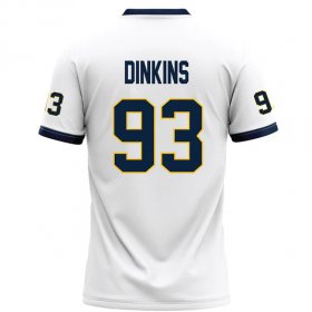Vincent Dinkins #93 White Limited Football Jersey - Cheap authentic Racers jerseys