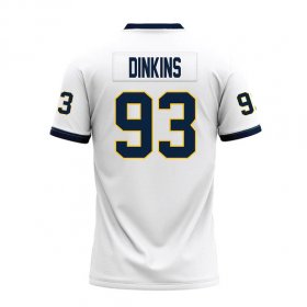 Vincent Dinkins #93 White Replica Football Jersey - Best custom Racers jersey site