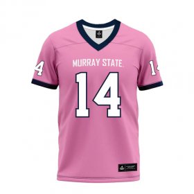 Where to buy Murray State jerseys online - Conlee Crossno #14 Pink Premium Football Jersey (1)