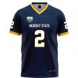 Women's slim fit Racers top - J'Kalon Carter #2 100th Year Navy Football Jersey