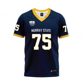 Women's slim fit Racers top - Rodreques Boller Jr #75 100th Year Navy Premium Football Jersey